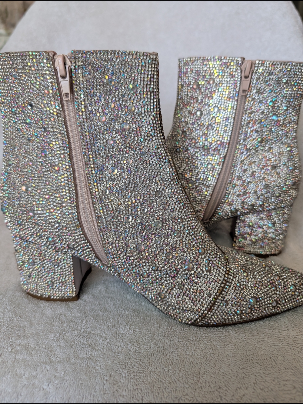 Betsy Johnson Rhinestone Booties - Picture 9 of 16